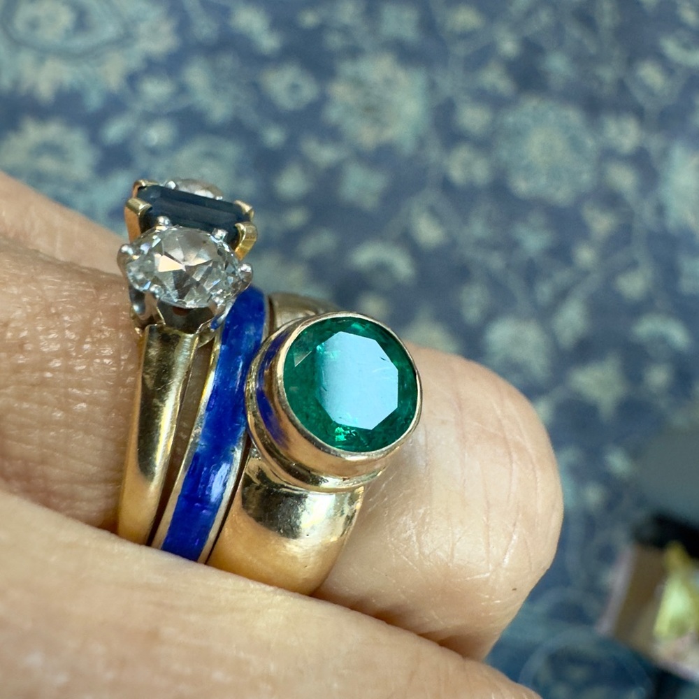 E.DeHaven - 14k Emerald Ring - Picture 4 of 8